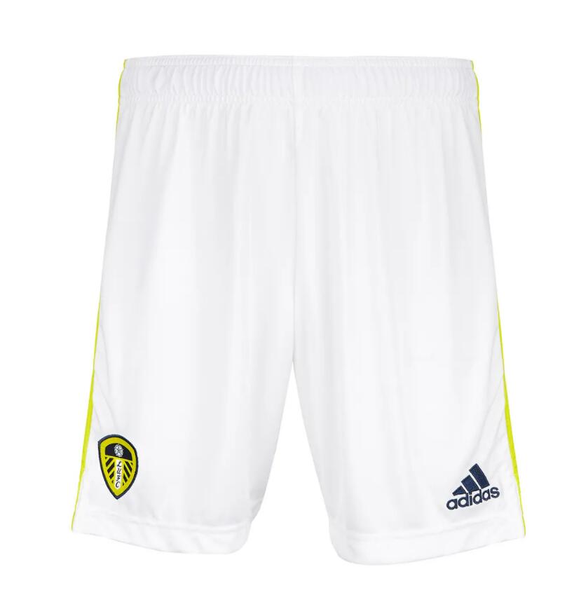 2021/22 Leeds United FC Home Soccer Shorts